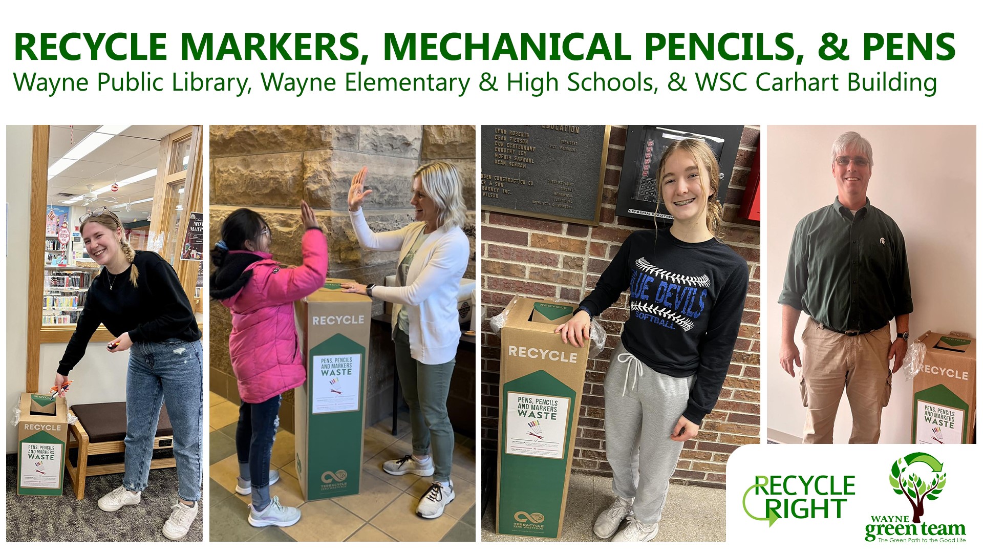 Recycle Right Markers - Majestic - 3.19.24